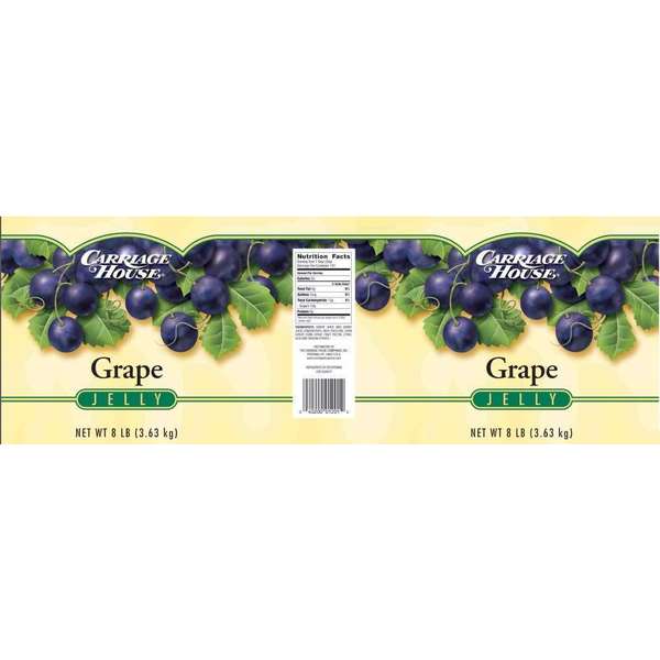 Carriage House Carriage House 8lbs Grape Jelly, PK6 84T122T4223